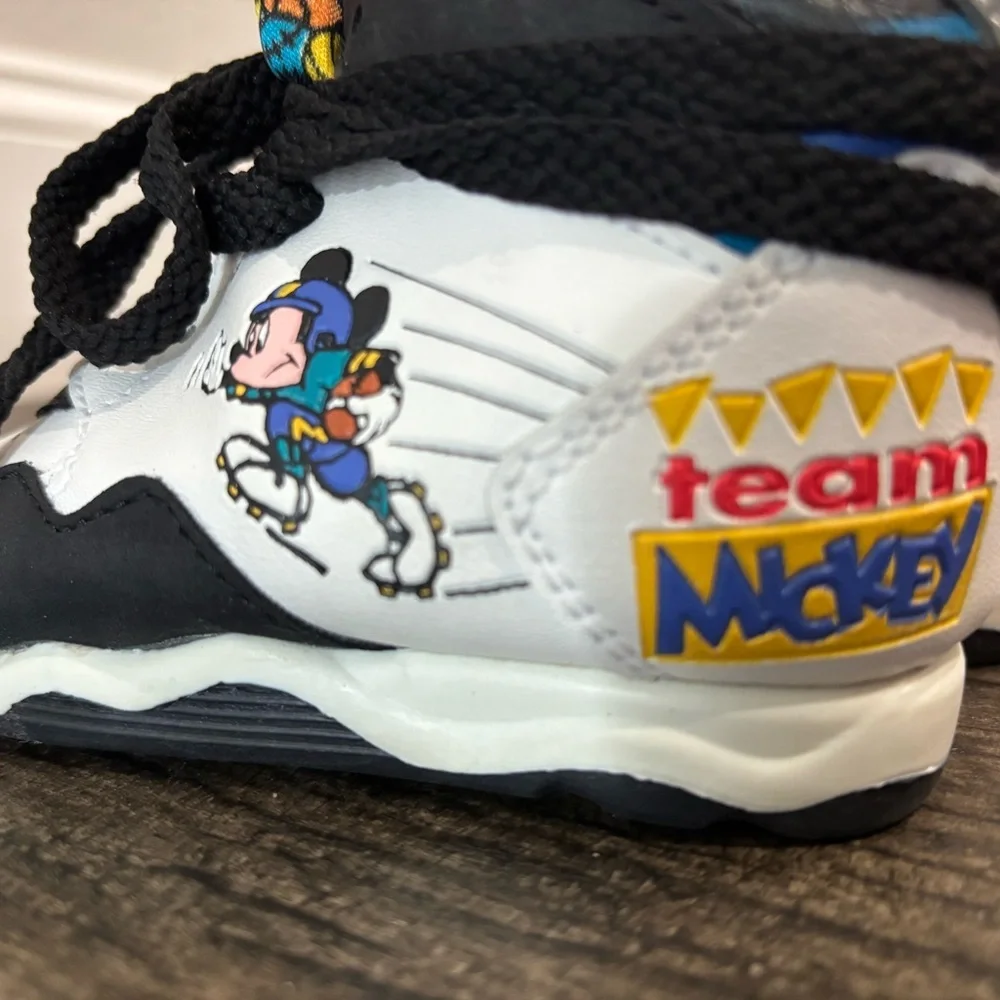 Vintage Disney Kids Sneakers Team Mickey Football
